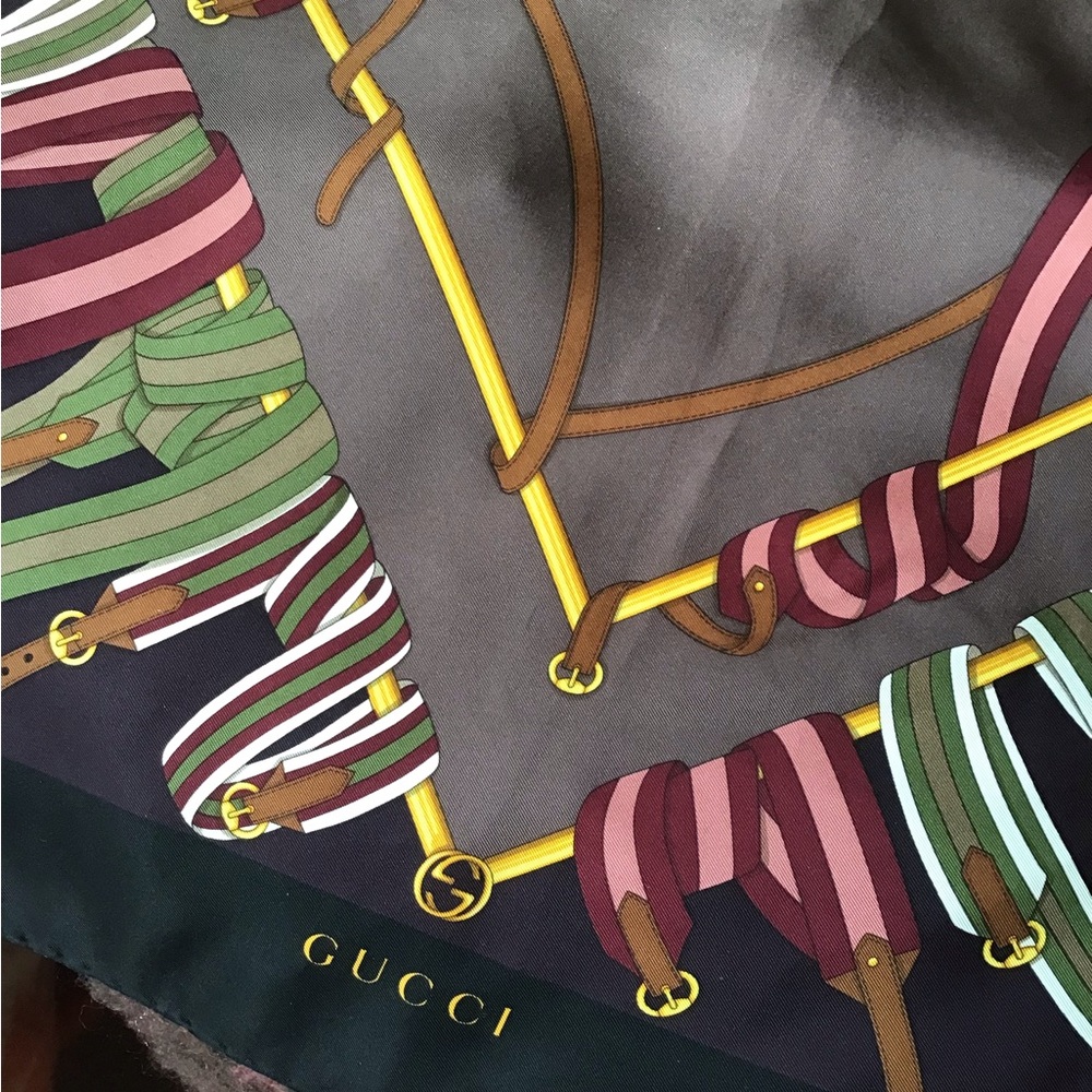 Gucci Equestrian Silk Scarf